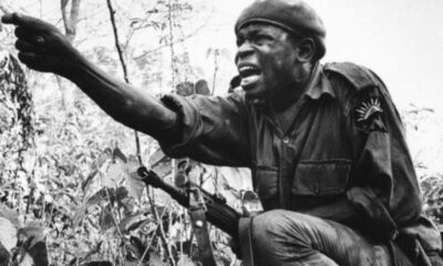 A Biafran soldier during the Nigerian Civil war